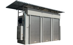 Heating cabinet with weather protection